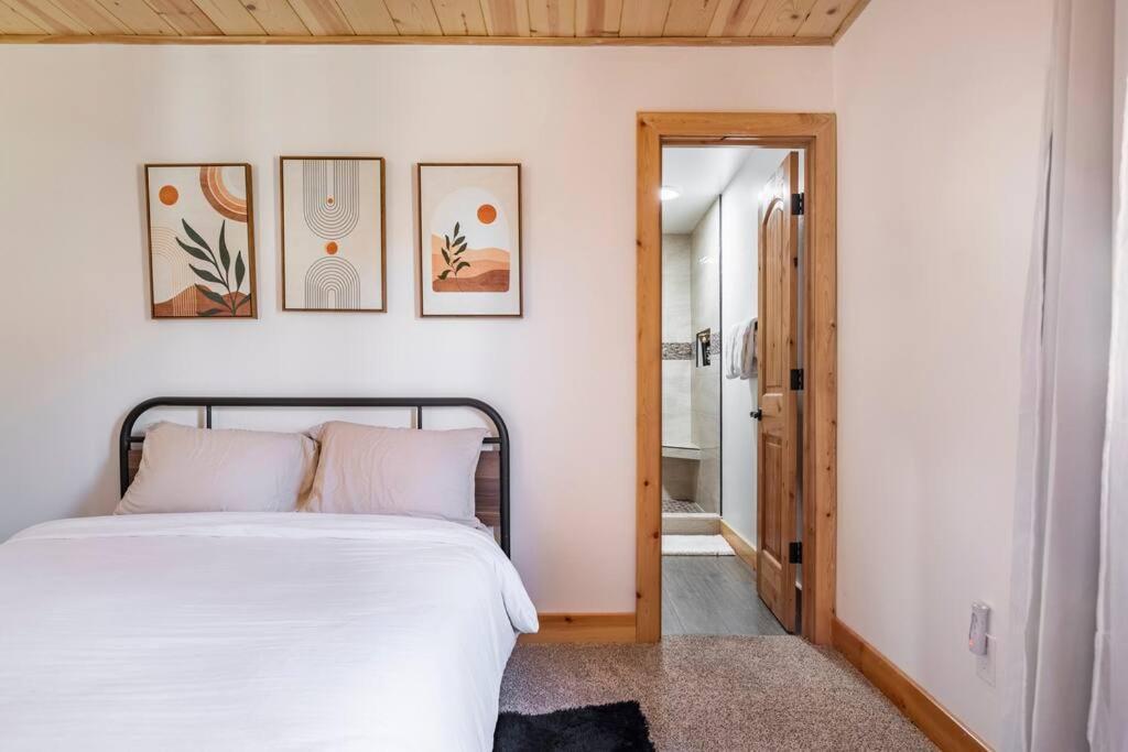 Modern Family Cabin Mins To Lake, Slopes & Hikes ビッグ・ベア・シティ エクステリア 写真